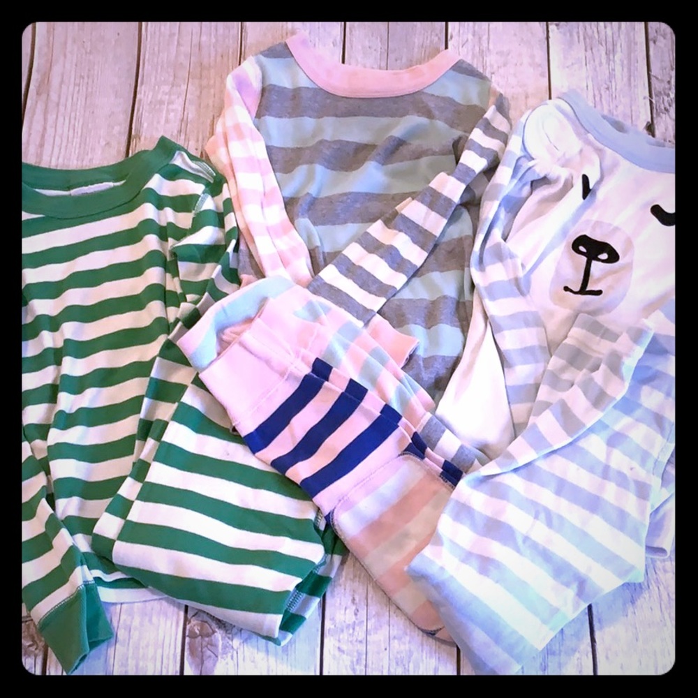Set of three Hanna Andersson kids pajamas!